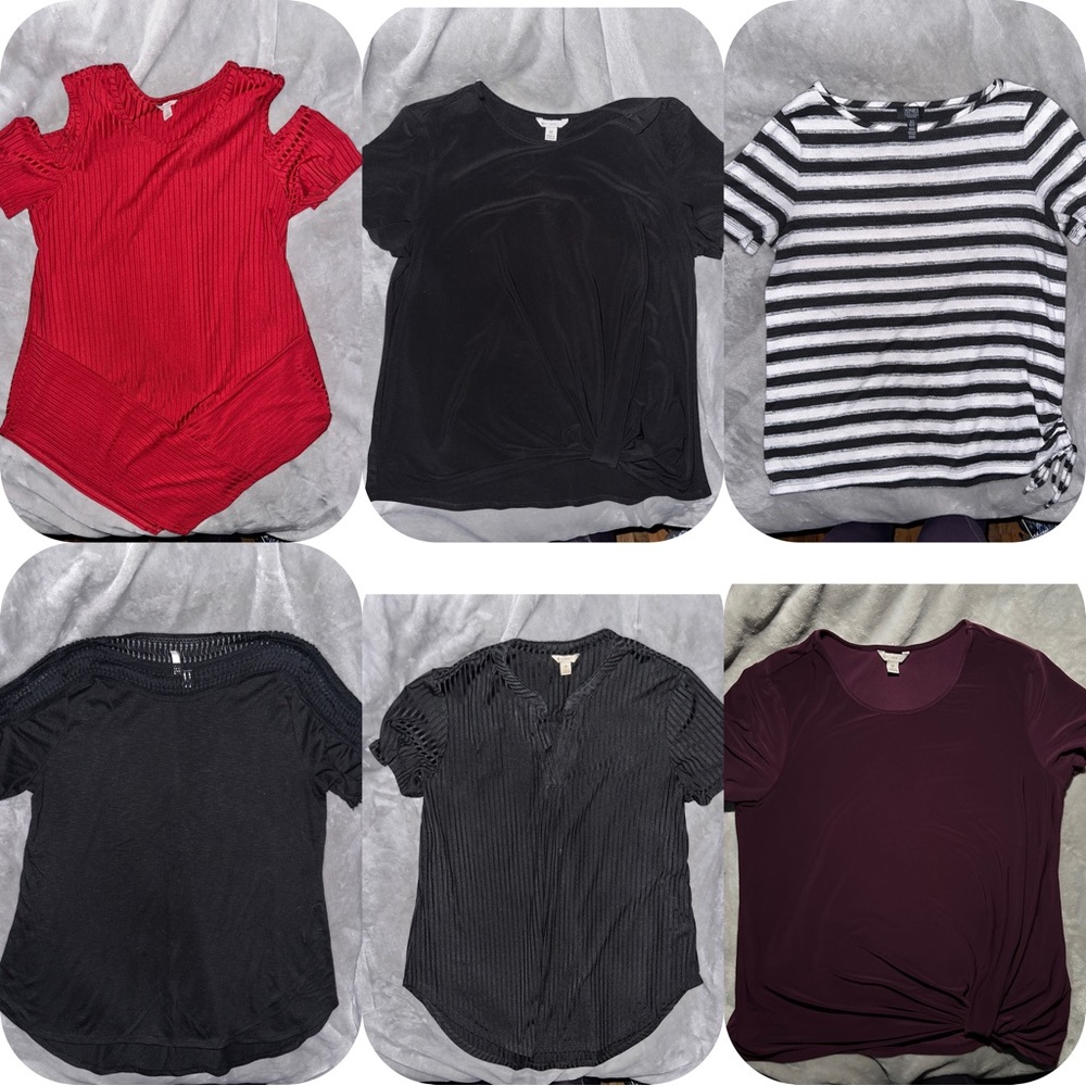 SET of 6 Cato’s Women’s Tops